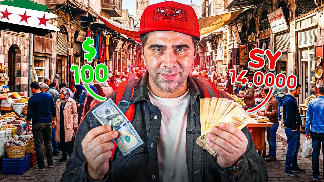 شو بتعمل ال 100 دولار بدمشق القديمة، فيلم من قناة وارف كاتبي على يوتيوب