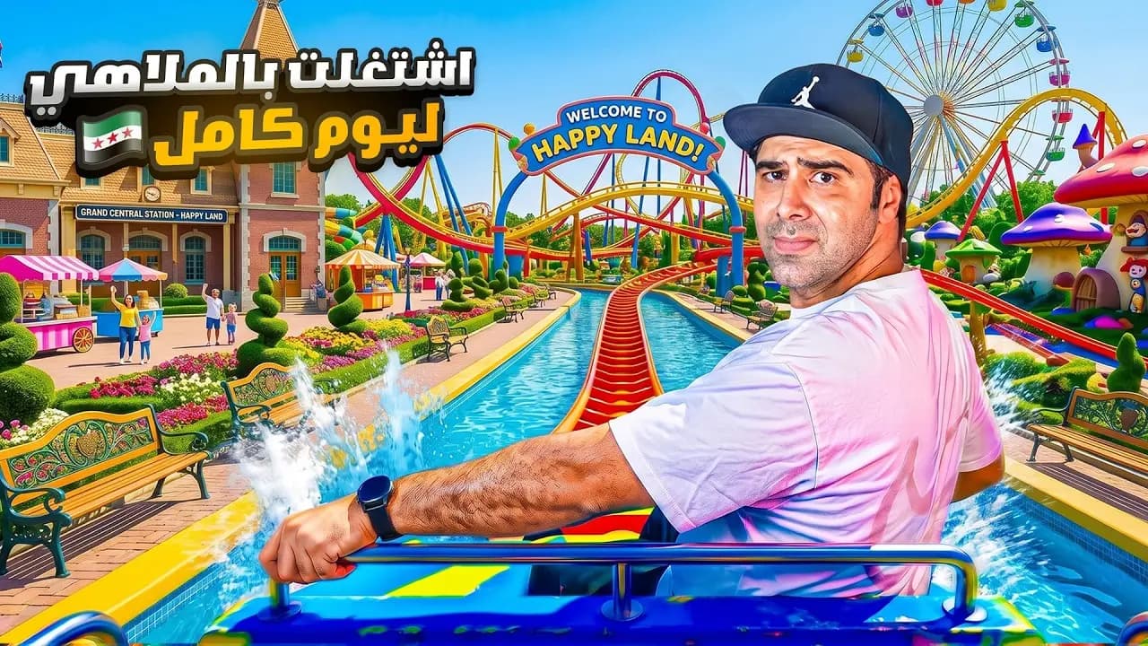 اشتغلت في مدينة الألعاب ليوم كامل SYRIA كيف الشعب السوري عايش ؟، فيلم من قناة وارف كاتبي على يوتيوب