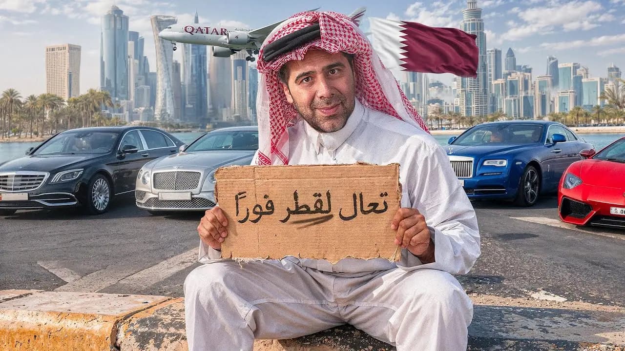 جولة بشوارع قطر وأسواقها، لقطة من الفيلم