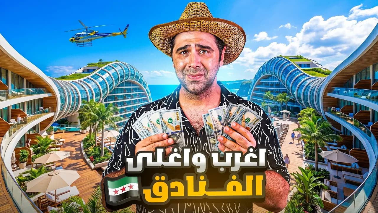 دخلت أغلى الفنادق في سوريا، لقطة من الفيلم