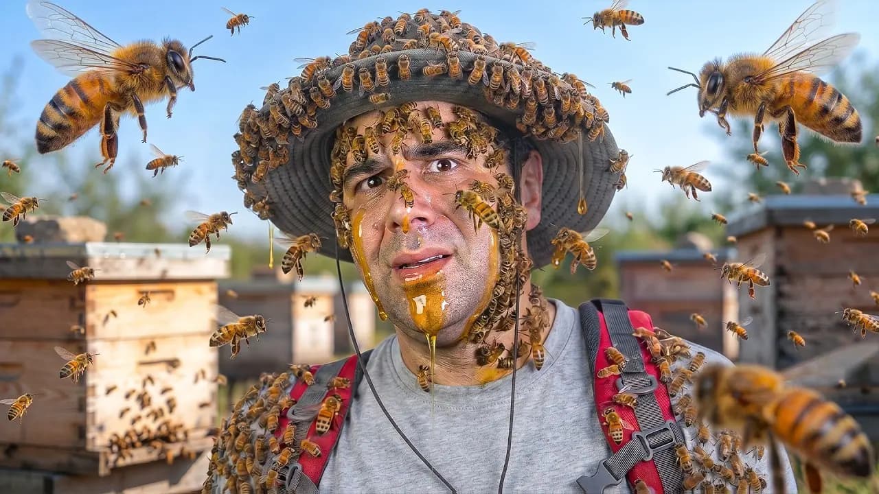 رجل العسل ليوم كامل، لقطة من الفيلم